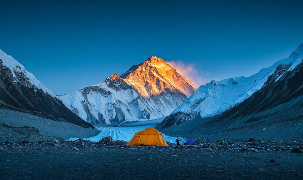 Everest Base camp banner