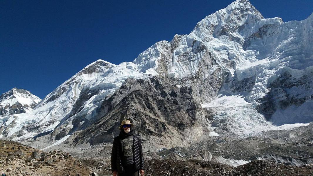 Everest Base camp banner