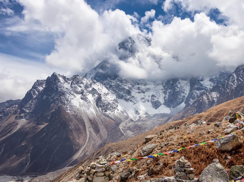 Everest Base camp banner